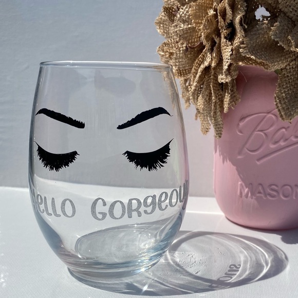 Martha Stewart Other - Hello Gorgeous Stemless Wine Glass
